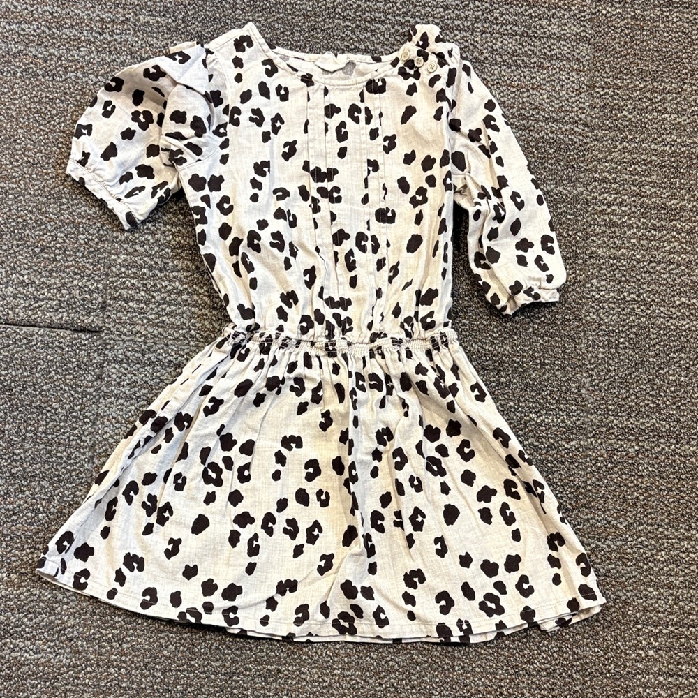 Stylish Black and Beige Kids Dress